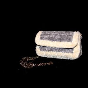 Handmade purse velvety smooth